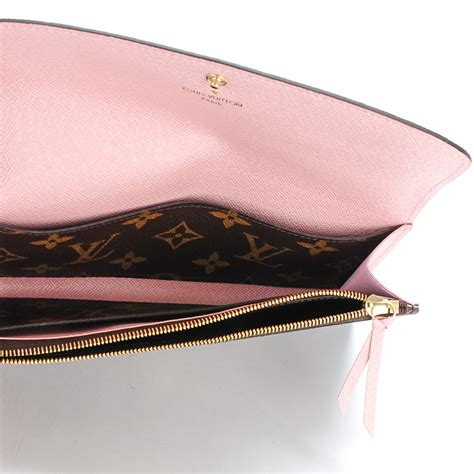 lv emilie wallet rose ballerine